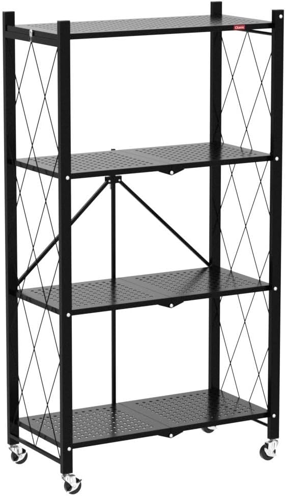 4 Tier Foldable Storage Shelves