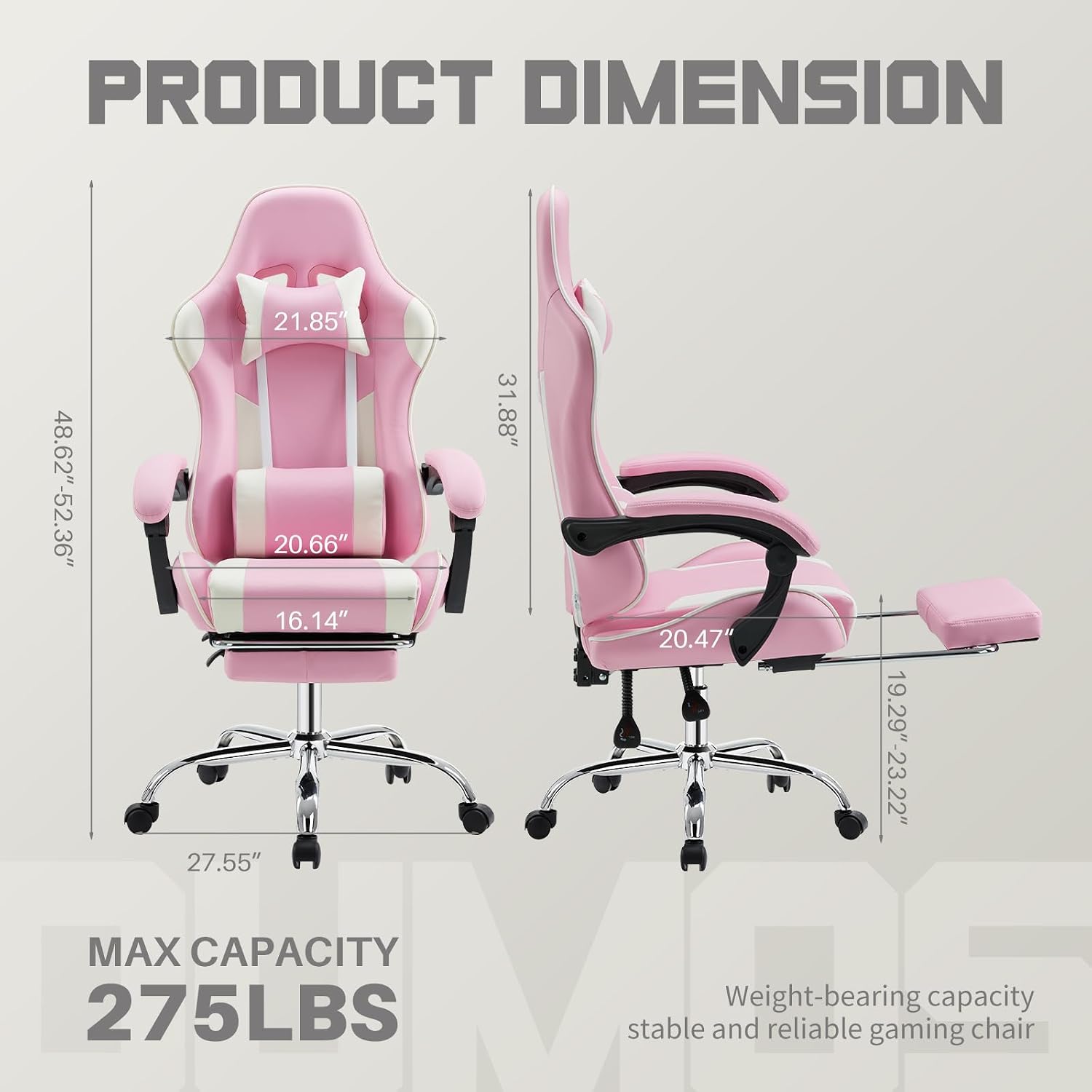 DUMOS Ergonomic Gaming Desk Chair