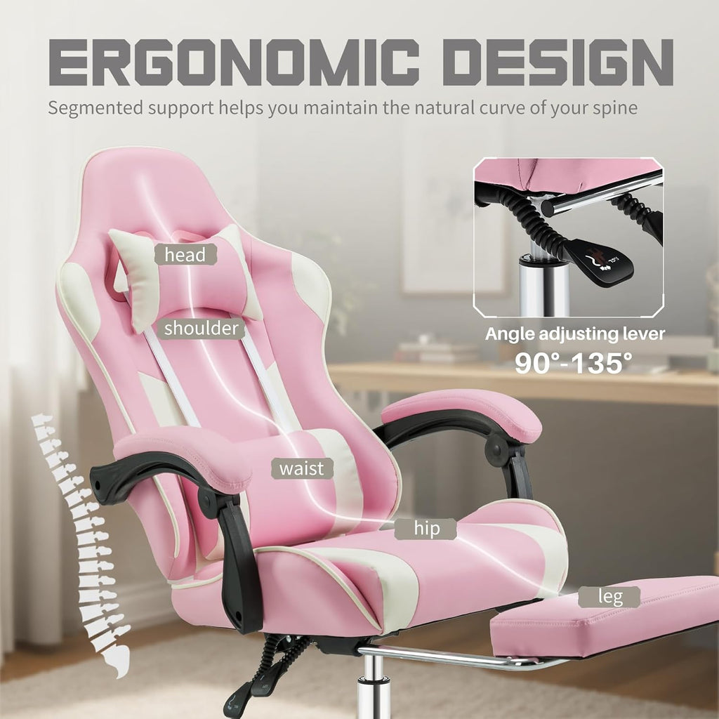DUMOS Ergonomic Gaming Desk Chair