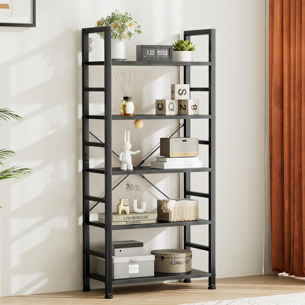 Sweetcrispy 5 Tier Bookshelf