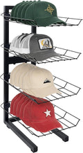 4 Tier Metal Hat Display Rack