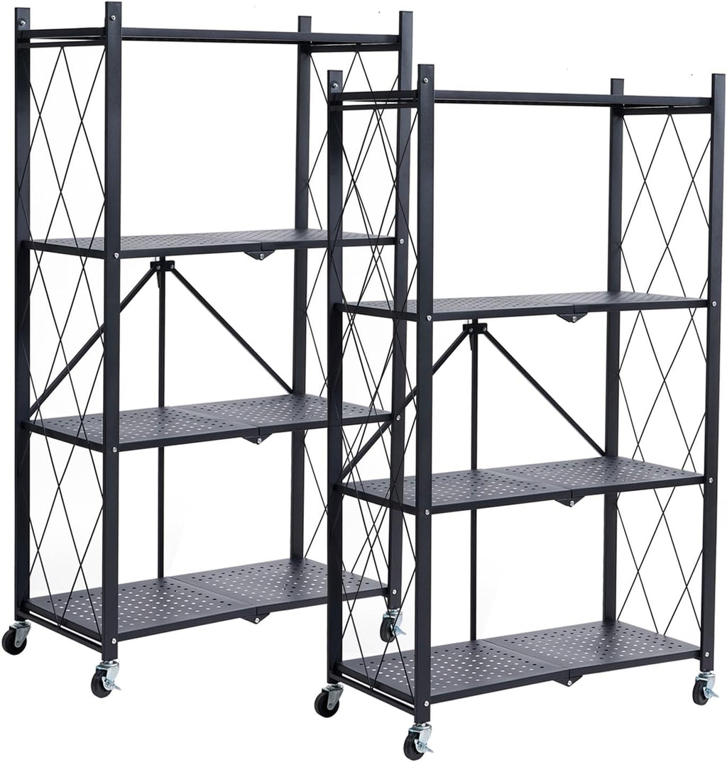 4-Tier Foldable Storage Shelves