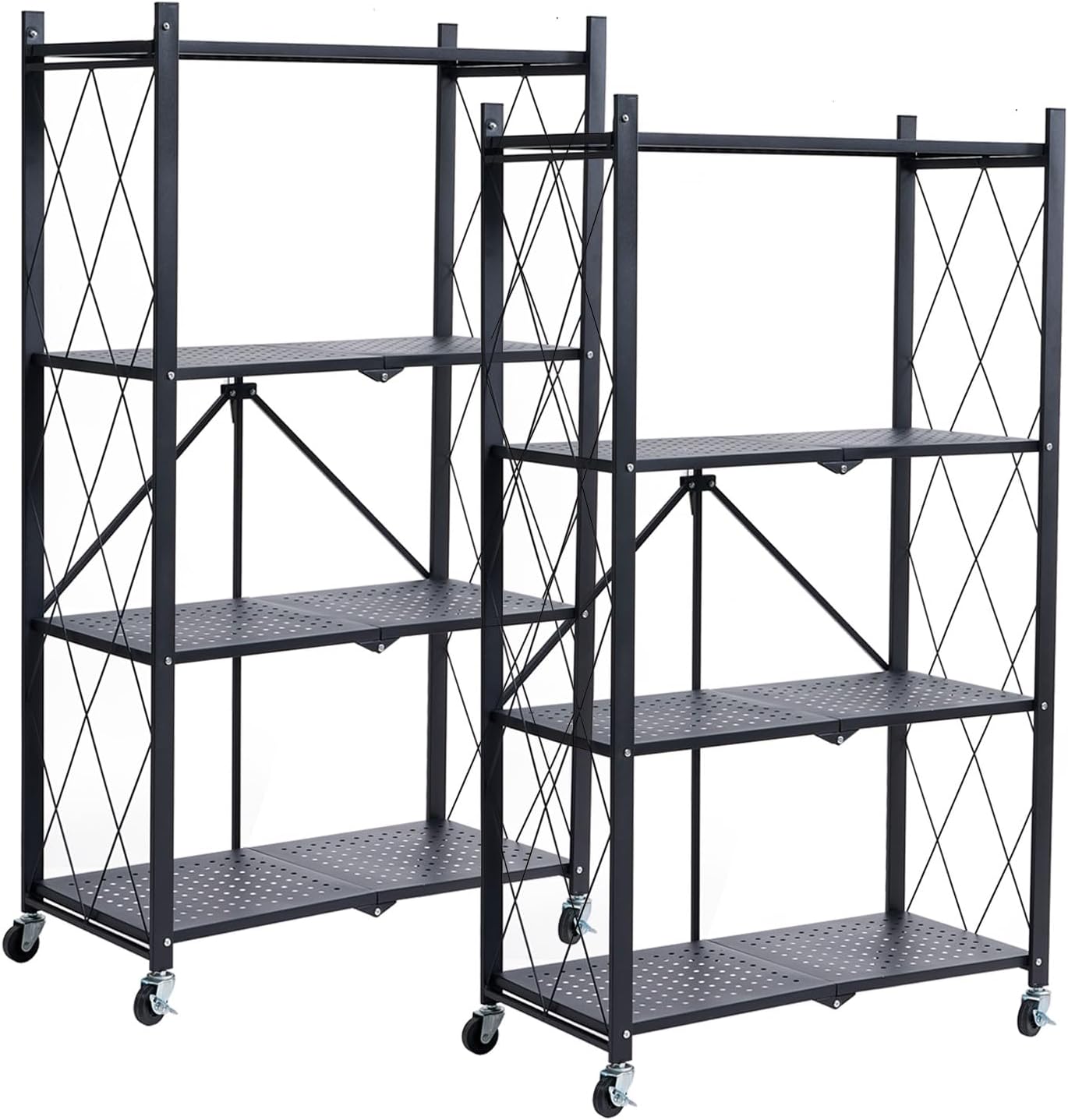 4-Tier Foldable Storage Shelves