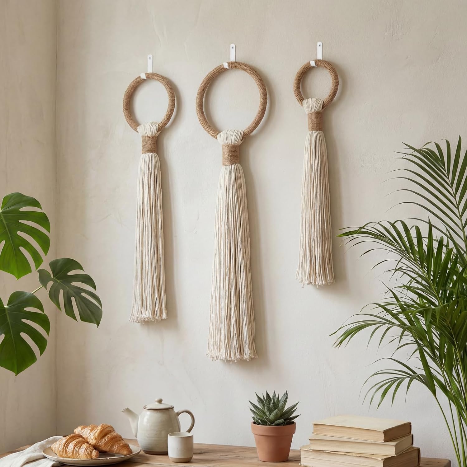 egeme 3pcs Macrame Wall Hanging