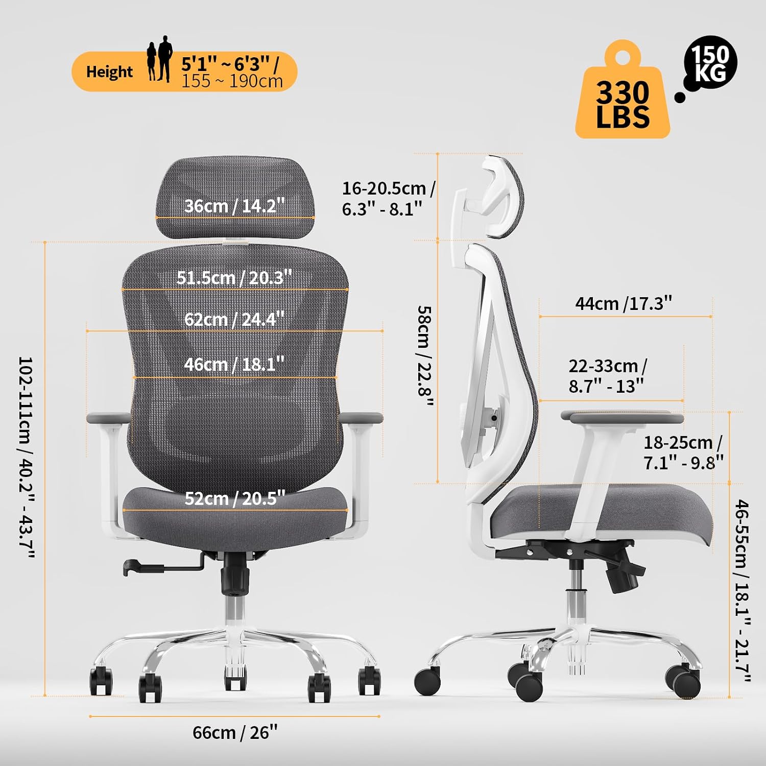 Mesh Ergonomic Office Chair