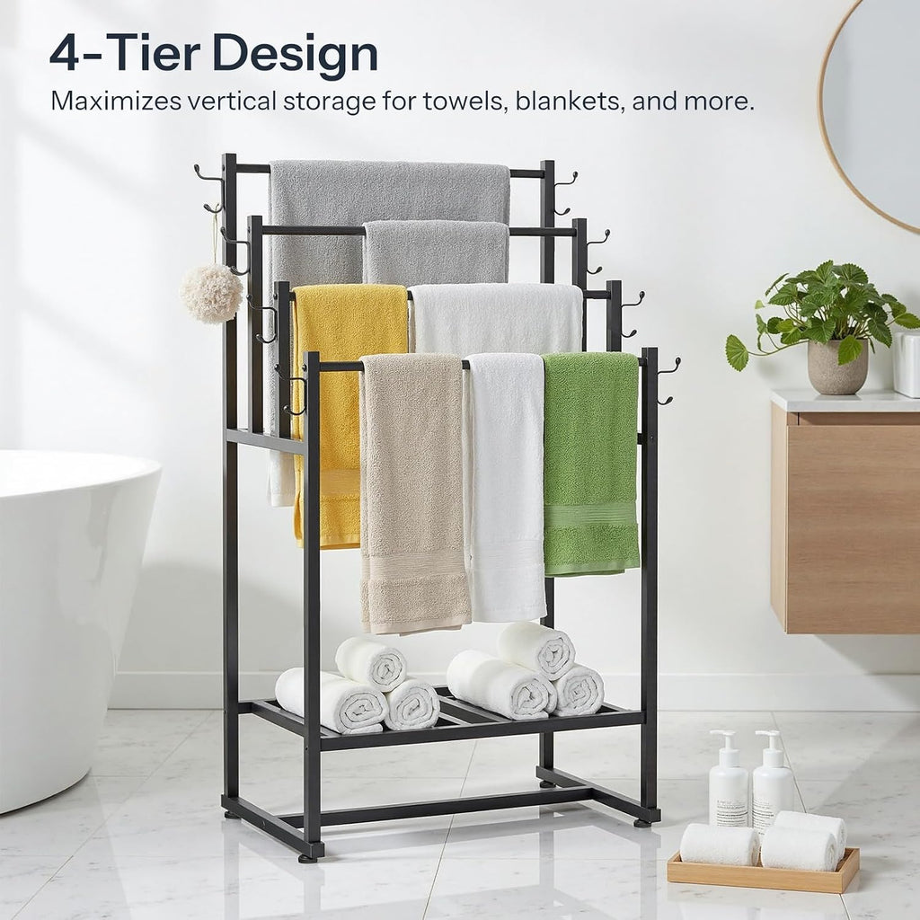 4-Tier Freestanding Towel Rack