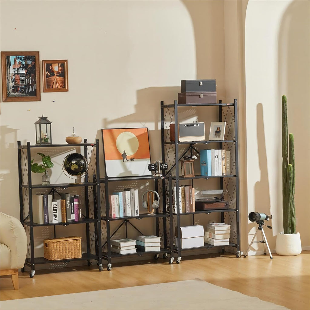 4 Tier Foldable Storage Shelves