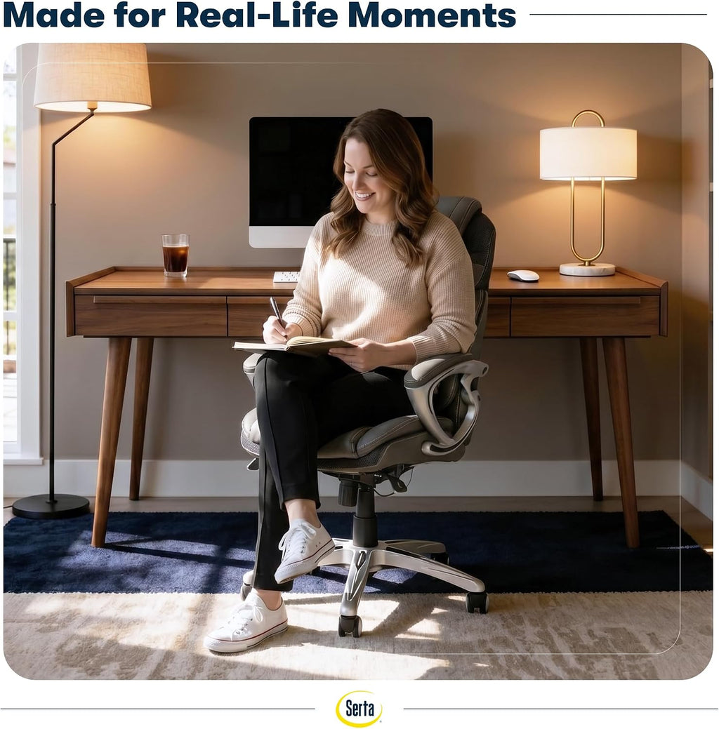 Serta Bryce Leather Executive Office Chair