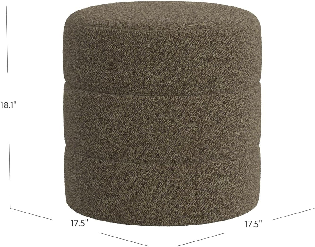 HomePop Round Boucle Ottoman