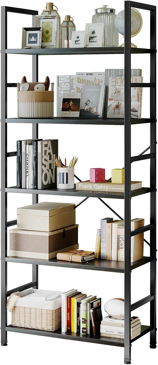 Sweetcrispy 5 Tier Bookshelf