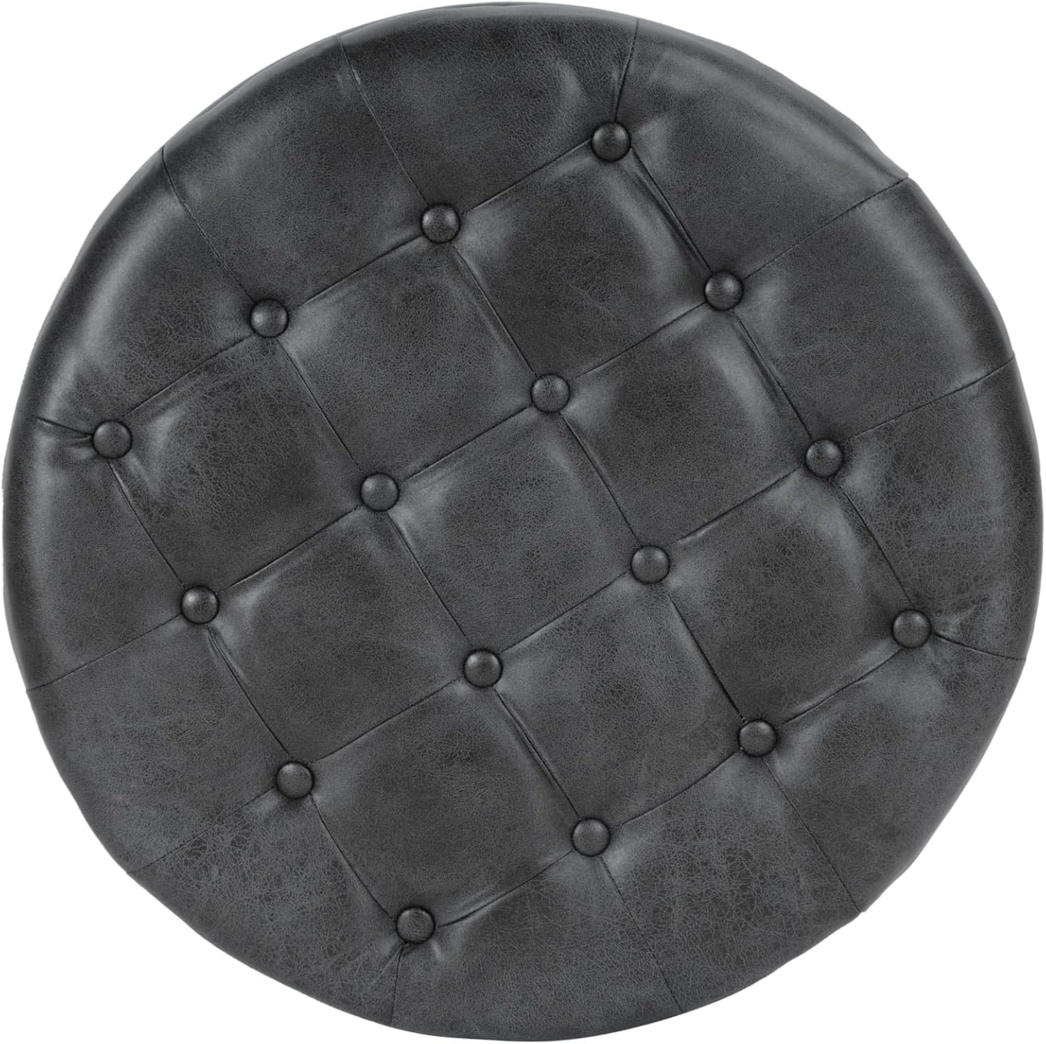 HomePop Round Storage Ottoman