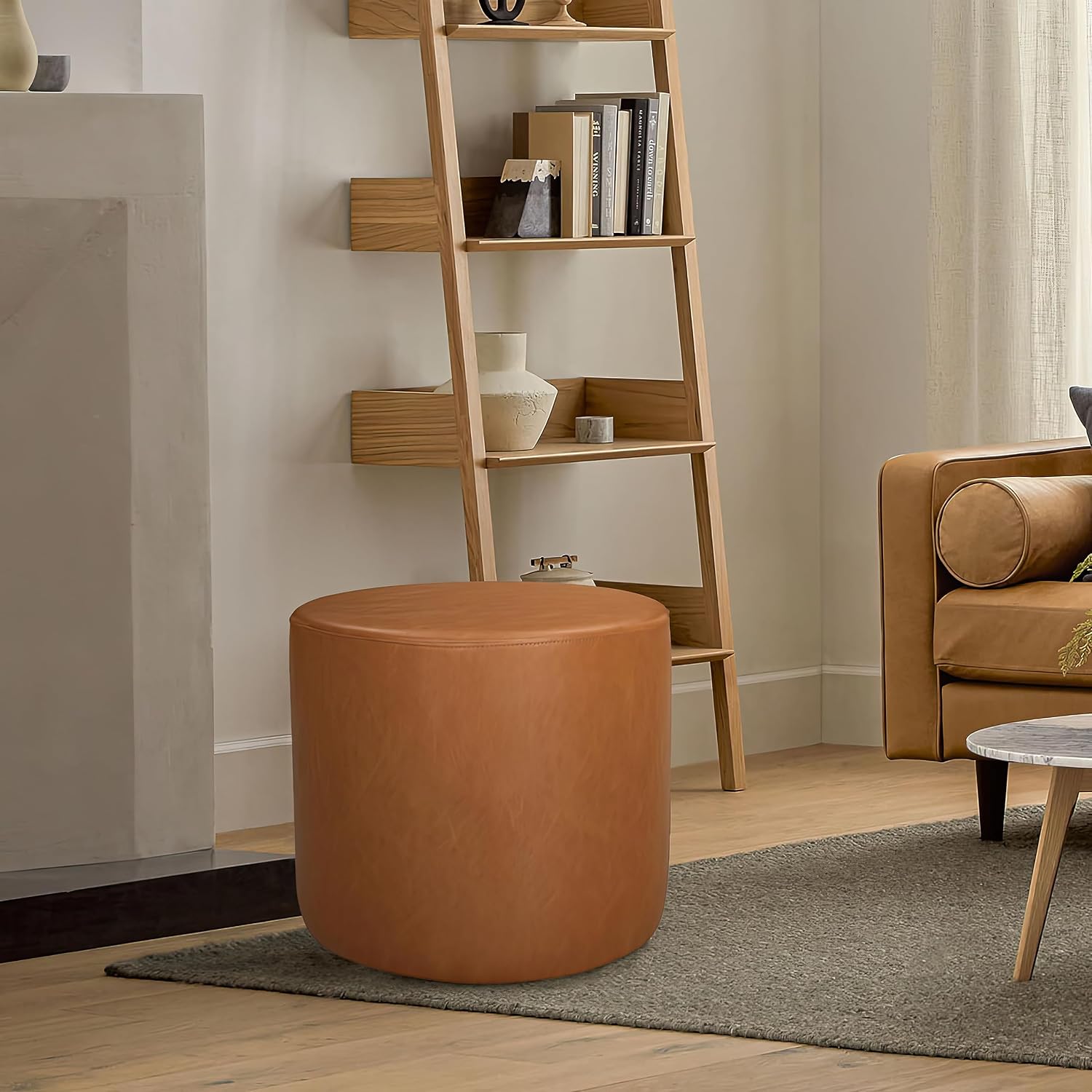 Lifestyle Solutions Wentworth Round Ottoman