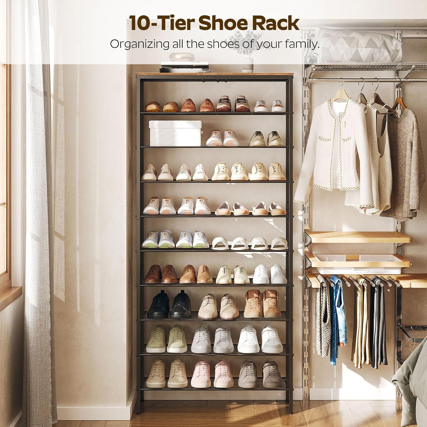 10 Tier Shoe Rack