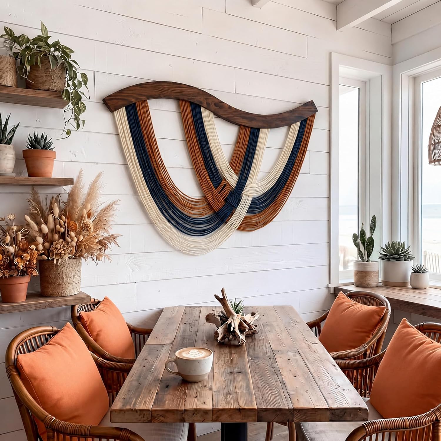 Mindsoft Dip Dyed Macrame Wall Hanging