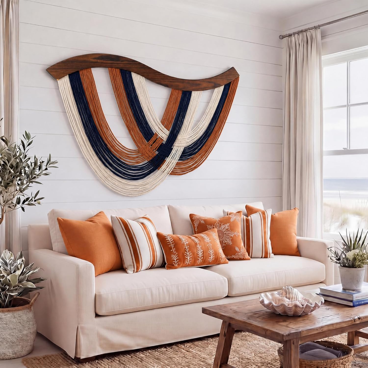 Mindsoft Dip Dyed Macrame Wall Hanging