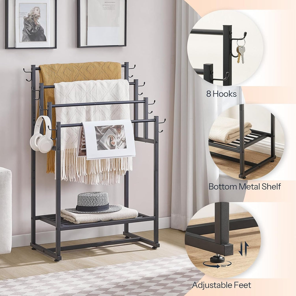 4-Tier Freestanding Towel Rack