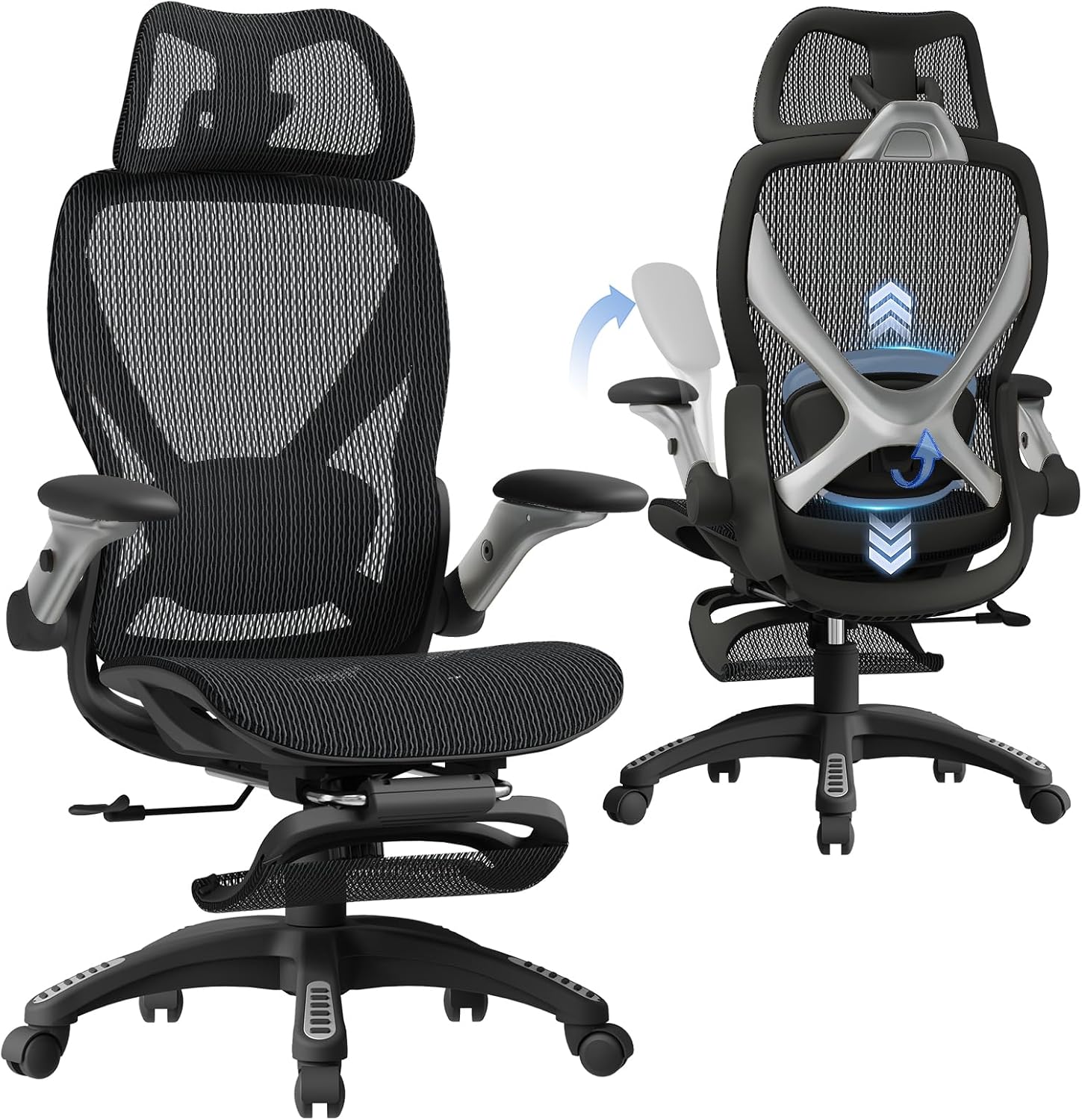 Mesh Office Chair Footrest