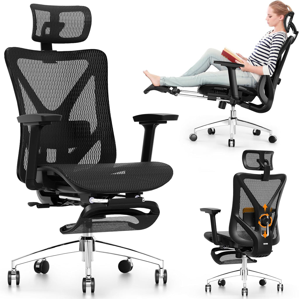 Mesh Office Chair Footrest
