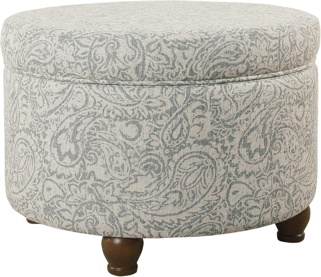 HomePop Round Storage Ottoman