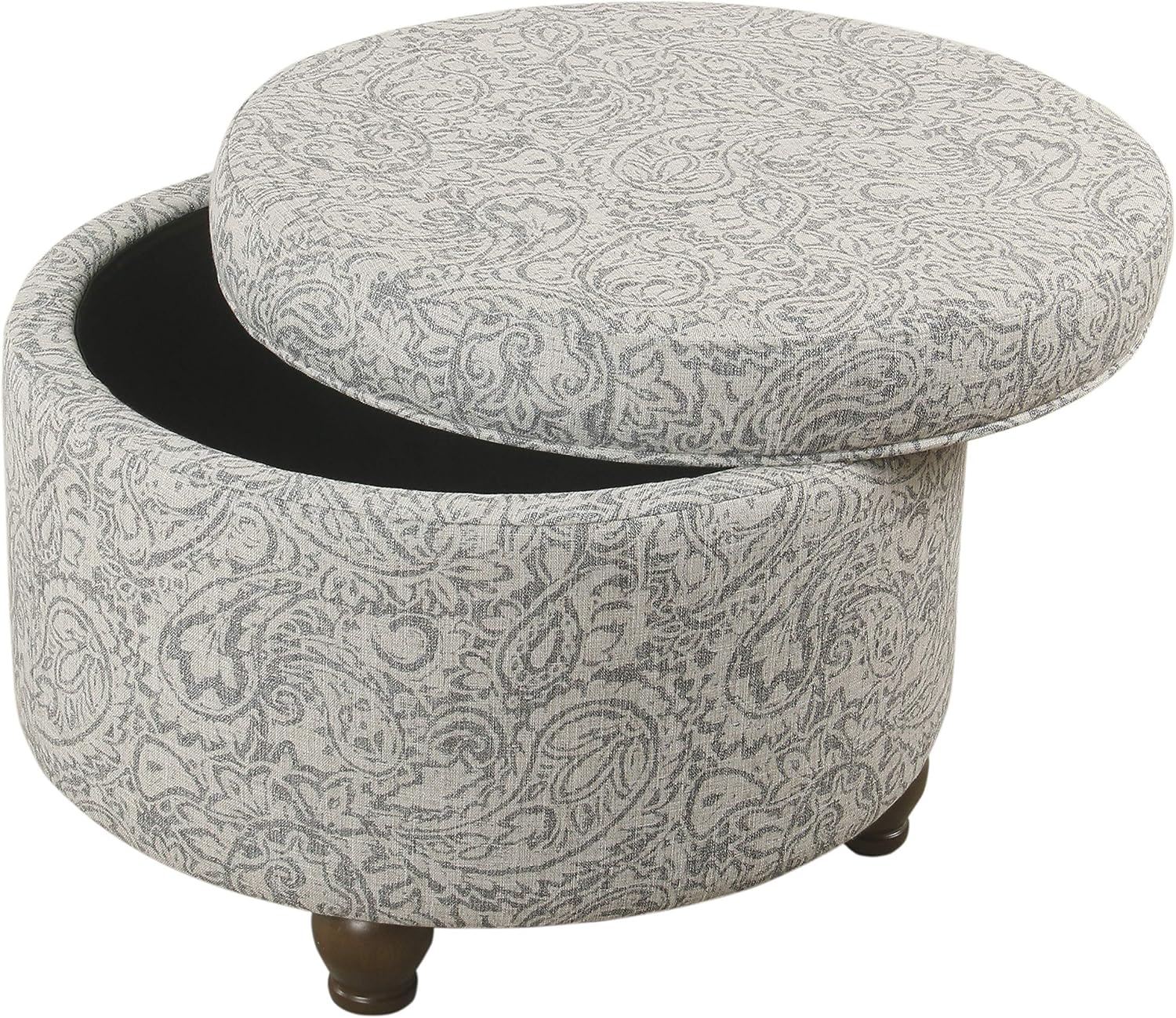 HomePop Round Storage Ottoman