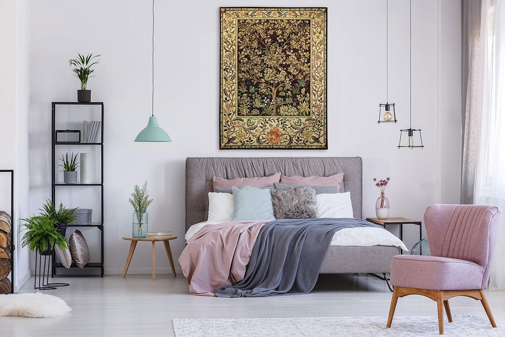 Tree of Life Umber William Morris Tapestry