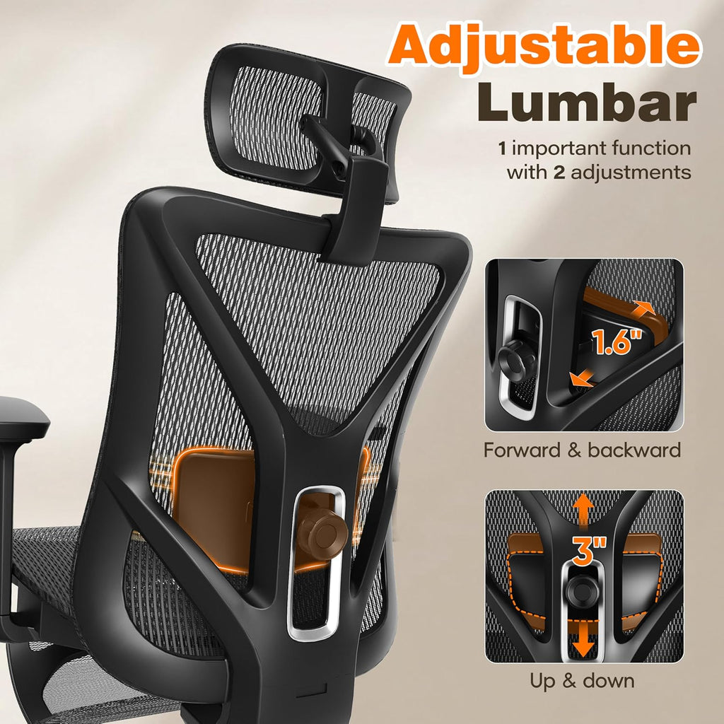 Mesh Office Chair Footrest