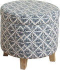 Homepop Round Storage Ottoman