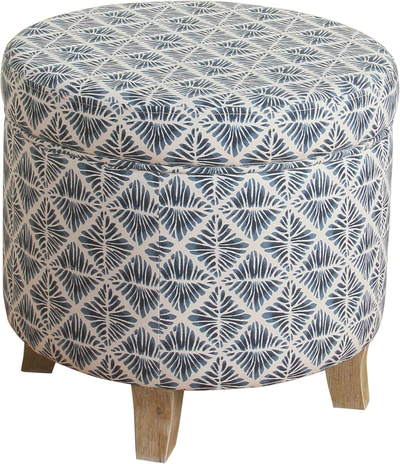 Homepop Round Storage Ottoman