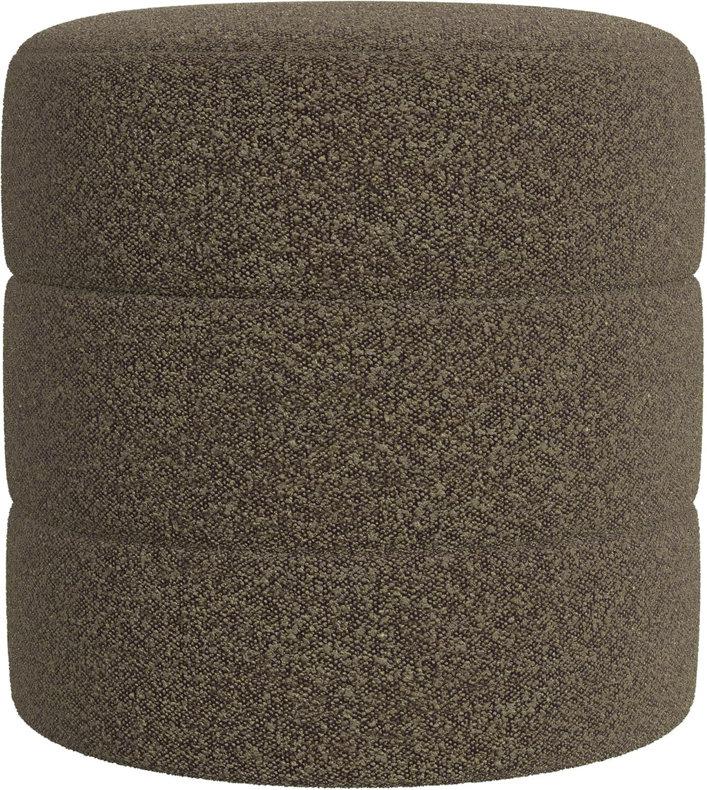 HomePop Round Boucle Ottoman
